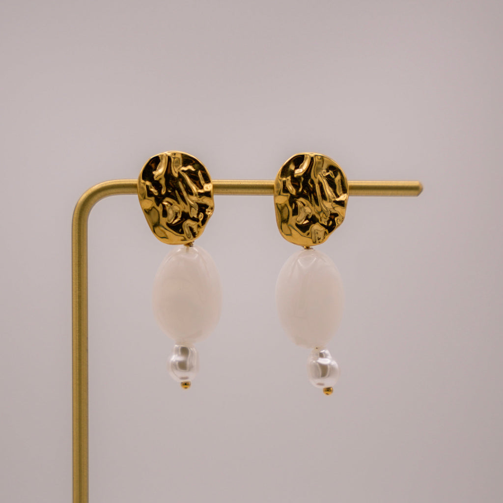 Boucles d'oreilles Carry acier inoxydable, faits main à toulouse
