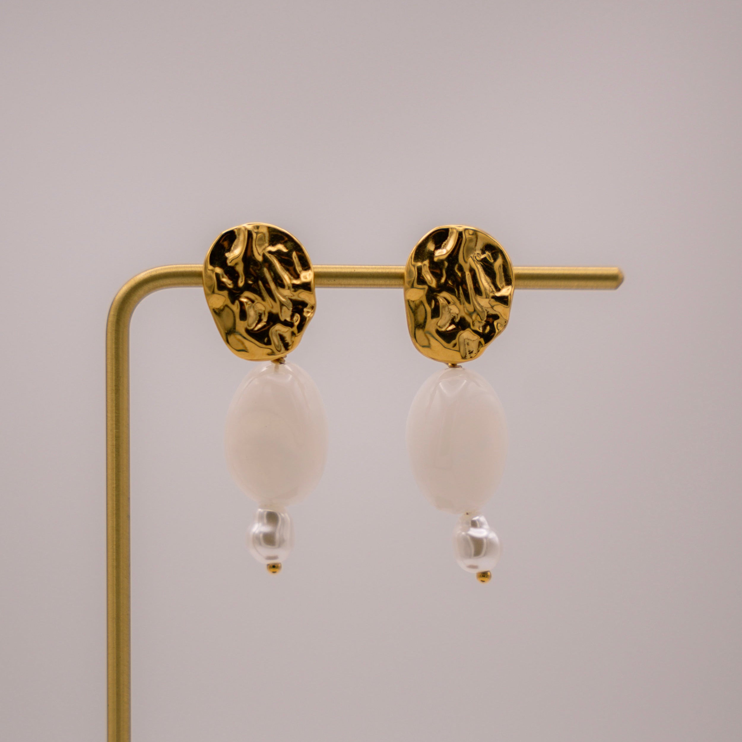 Boucles d'oreilles Carry acier inoxydable, faits main à toulouse