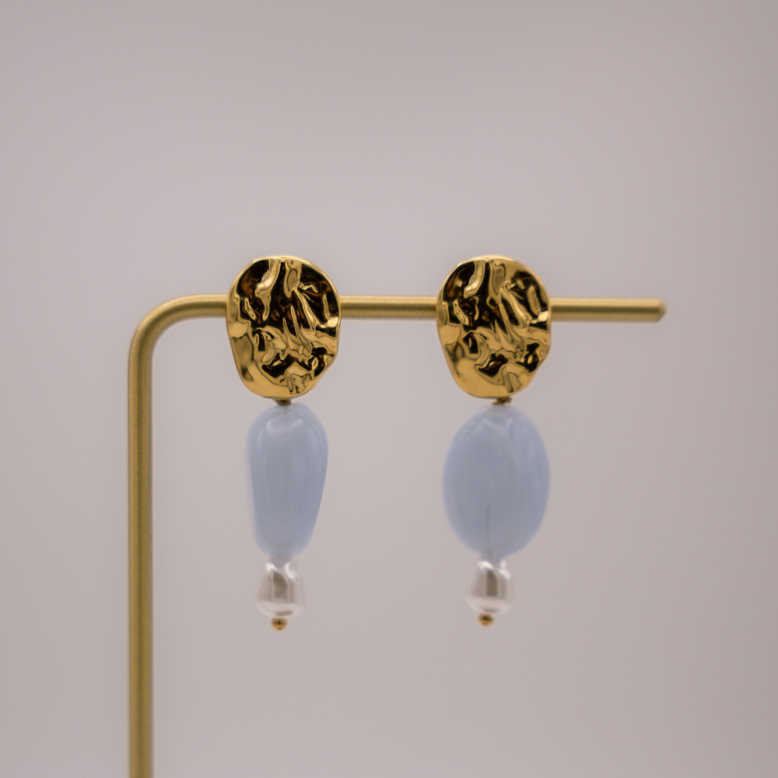 Boucles d'oreilles Carry acier inoxydable, faits main à toulouse