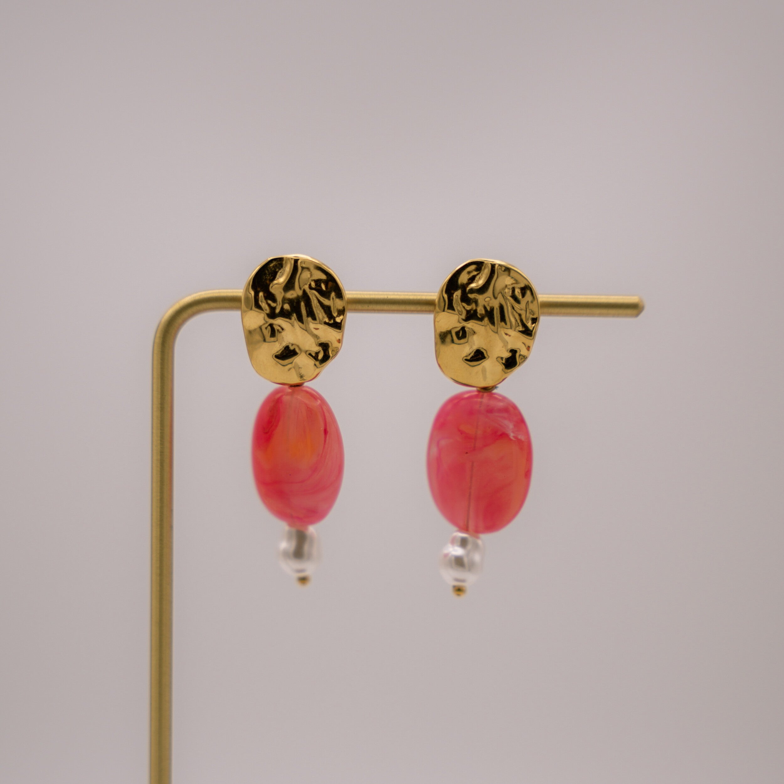 Boucles d'oreilles Carry acier inoxydable, faits main à toulouse