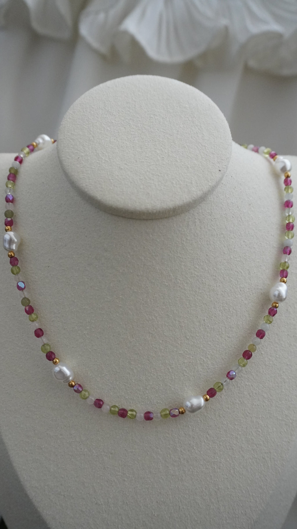 Collier femme en pierres naturelles - Azur