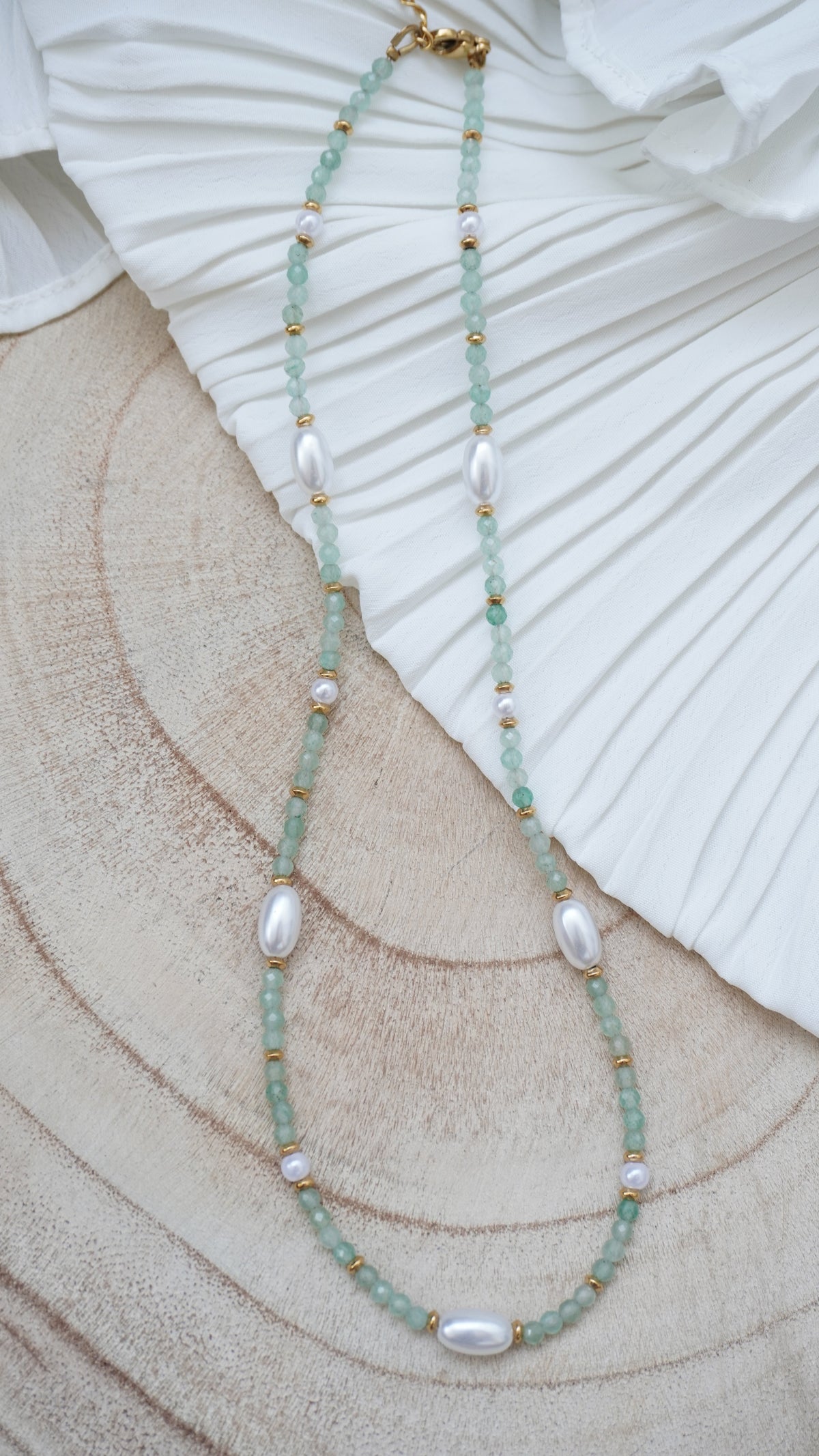 Collier femme en pierres naturelles - Azur