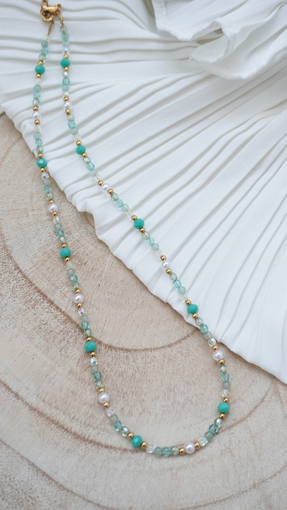 Collier femme en pierres naturelles - Azur